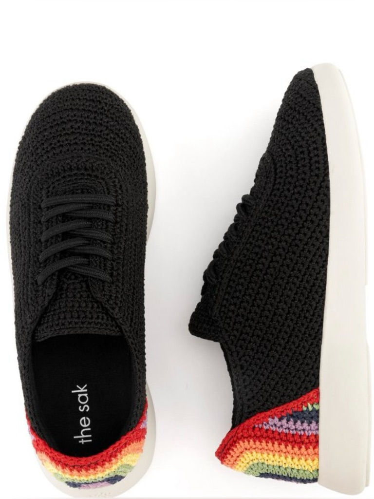 The Sak Asha Crochet Rainbow Sneakers 8